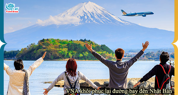 VNA mở lại chuyến bay từ Hà Nội/TPHCM đi Nhật Bản