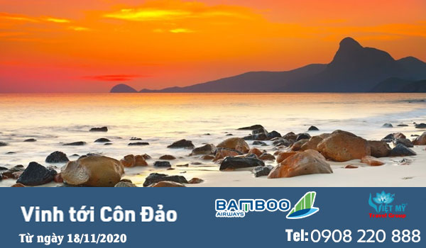 Bamboo khai thác đường bay Vinh - Côn Đảo