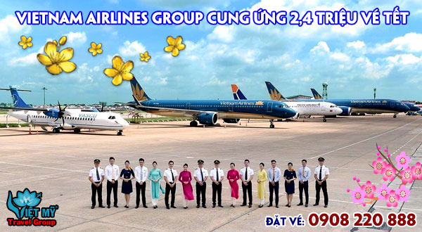 Vietnam Airlines Group cung ứng 2,4 triệu vé Tết 2021