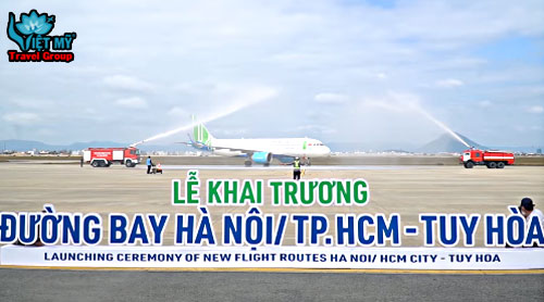 khai trương đường bay Hà Nội/TPHCM - Tuy Hòa