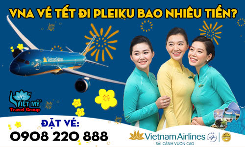 Vietnam Airlines vé tết đi Pleiku bao nhiêu tiền?