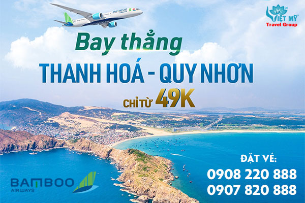 Bamboo Airways mở lại đường bay Thanh Hoá - Quy Nhơn