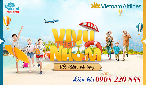 Vietnam Airlines giảm giá vé máy bay theo nhóm