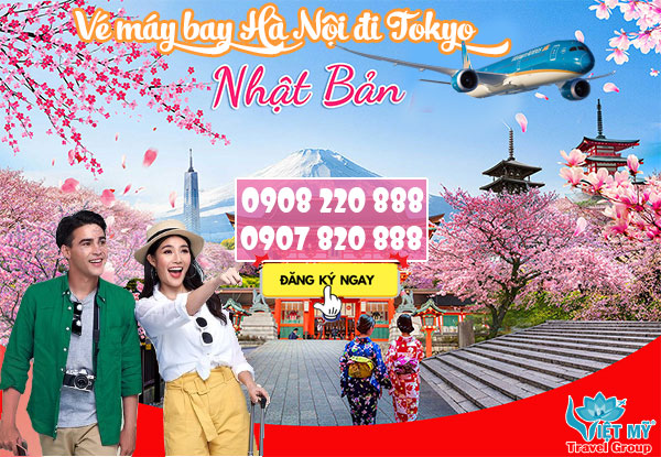 Vé máy bay Hà Nội đi Tokyo Nhật Bản giá rẻ