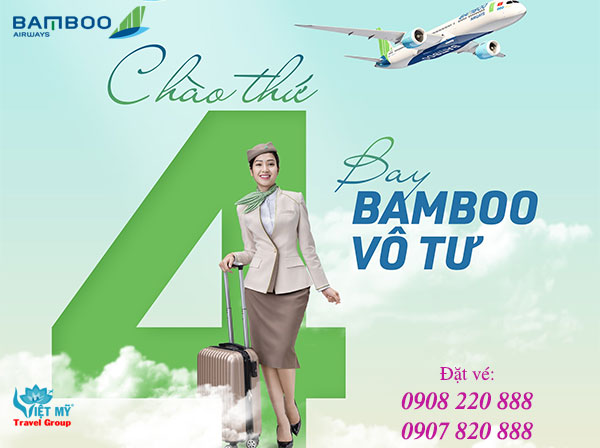 Bamboo Airways ưu đãi chào thứ 4 chỉ từ 26K