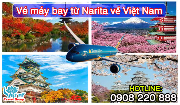 Vé máy bay từ Narita về Việt Nam