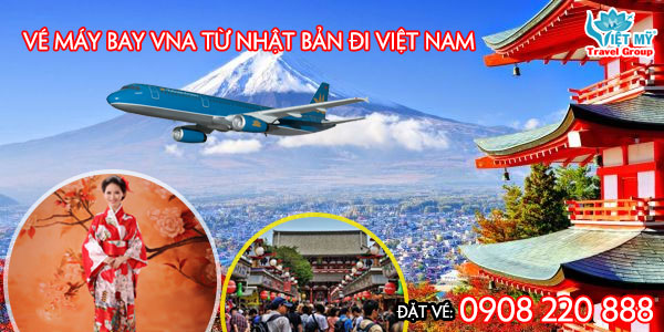 Vé máy bay Vietnam Airlines từ Nhật Bản đi Việt Nam