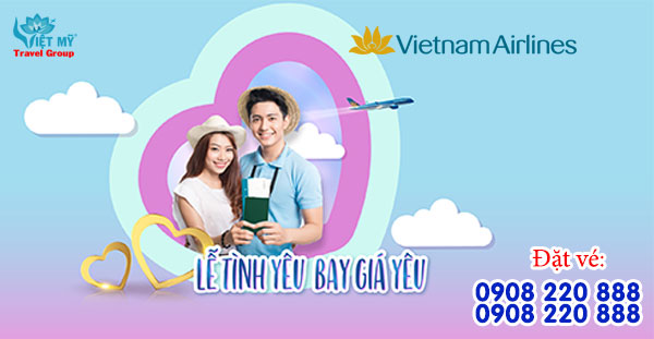 Vietnam Airlines ưu đãi giảm 15% nhân ngày 14/2