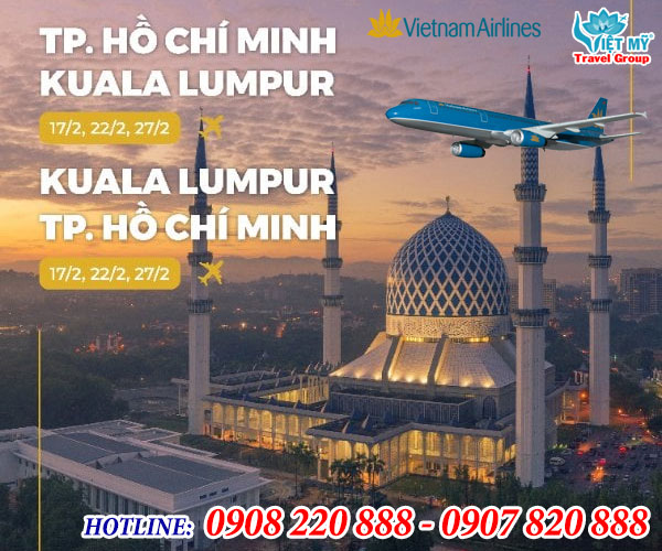 VNA mở bán vé bay thương mại Việt Nam - Malaysia