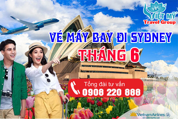 Vé máy bay tháng 6 đi Sydney Vietnam Airlines