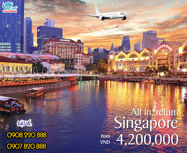 Singapore Airlines khuyến mãi hàng loạt vé đi Singapore