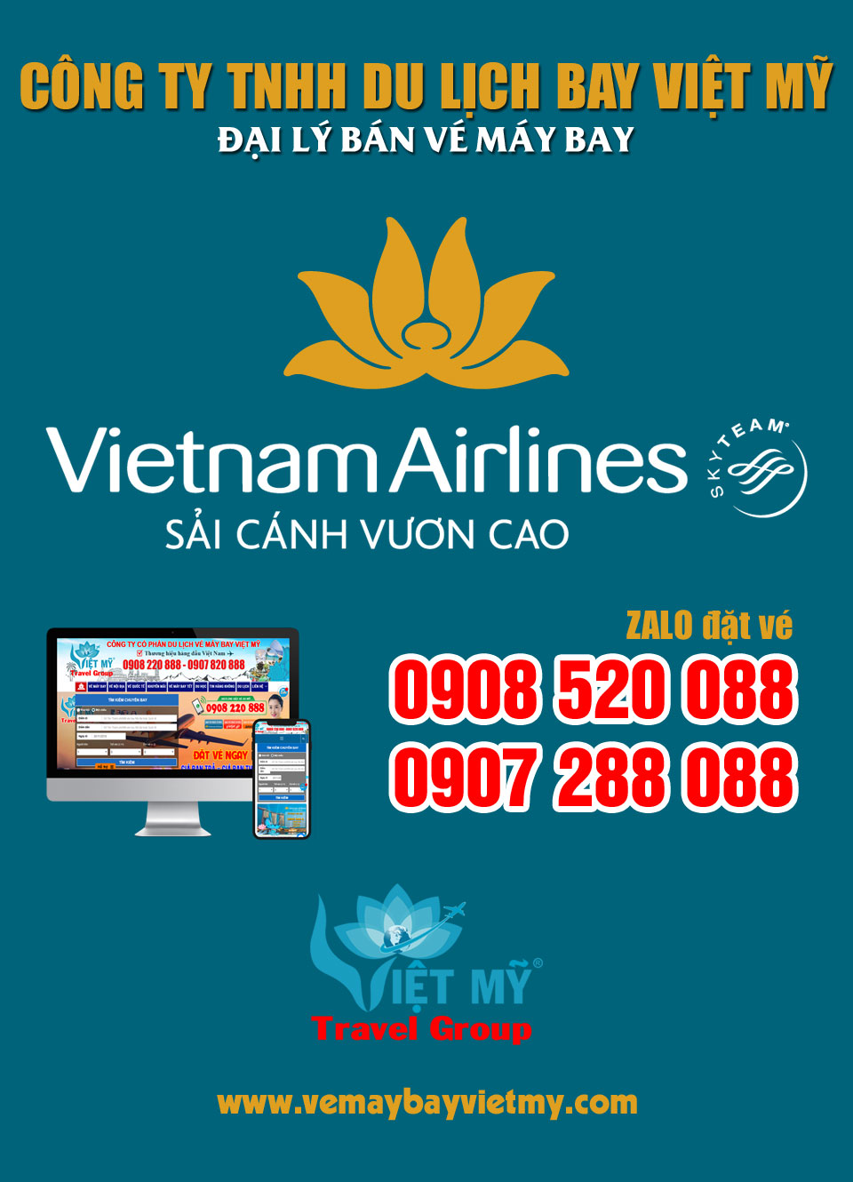 Đại lý hãng Vietnam Airlines