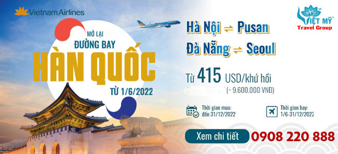 VNA mở lại các chặng bay giữa Việt Nam - Hàn Quốc