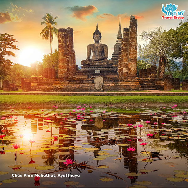 Chùa Phra Mahathat lớn nhất miền Nam nước Thái