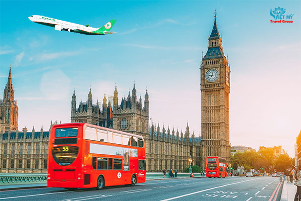 EVA  AIR khuyến mãi vé máy bay đi London