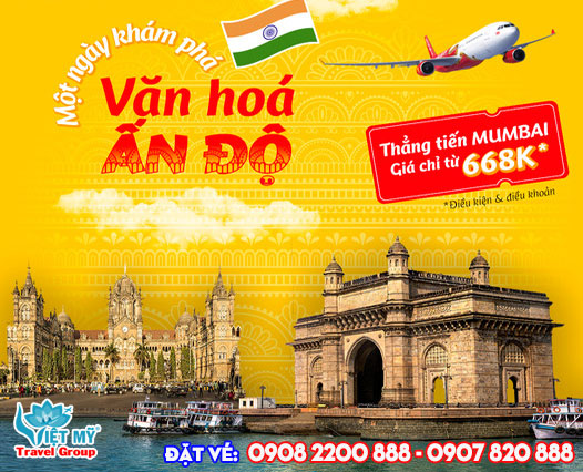 Vietjet ưu đãi vé máy bay đi Ấn Độ chỉ từ 668K