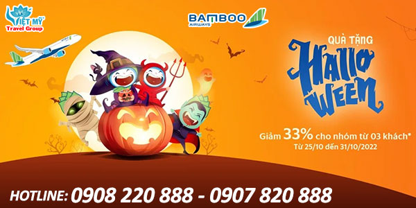 Bamboo Airways ưu đãi nhân Lễ hội Halloween