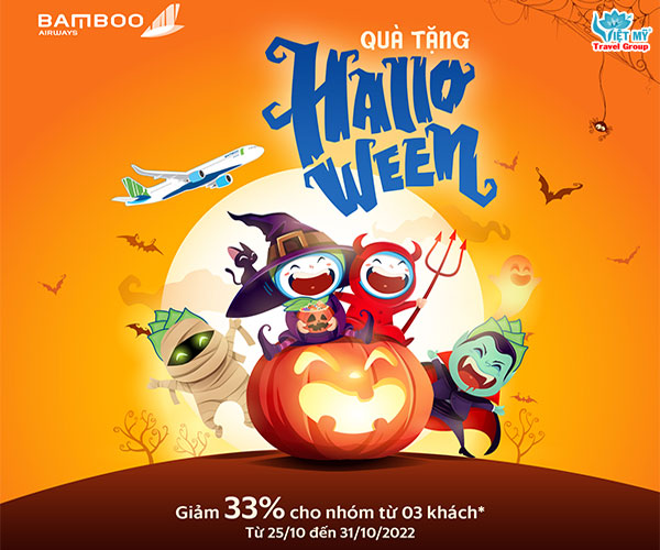 Bamboo Airways ưu đãi nhân Lễ hội Halloween