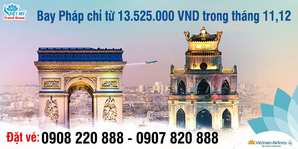 Vietnam Airlines tăng tần suất bay giữa Paris - Việt Nam