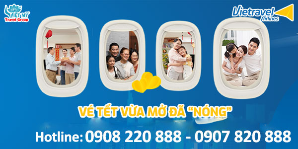 Giá vé máy bay Tết 2023 của Vietravel Airlines