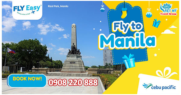 Chương trình ưu đãi vé đi Manila của Cebu