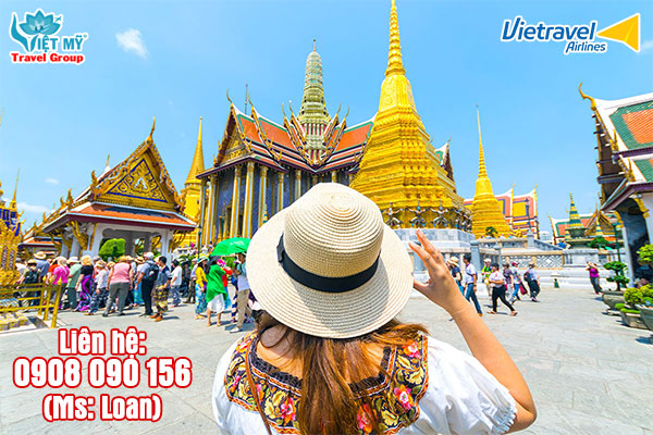 Liên hệ bán vé hãng Vietravel Airlines từ TPHCM – Bangkok tại Việt Mỹ