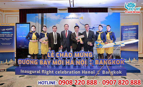 Săn vé máy bay Vietravel Airlines từ Hà Nôi đi Bangkok tại Việt Mỹ