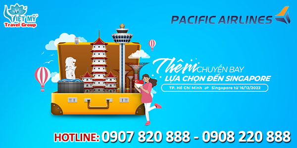 Pacific Airlines tăng tần suất giữa Việt Nam và Singapore