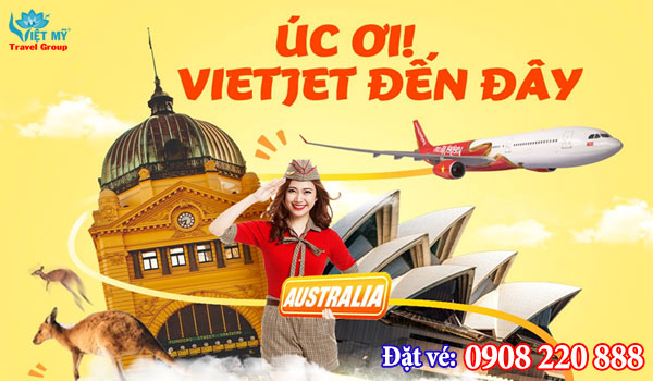 Vietjet Air mở đường bay mới bay thẳng đến Úc
