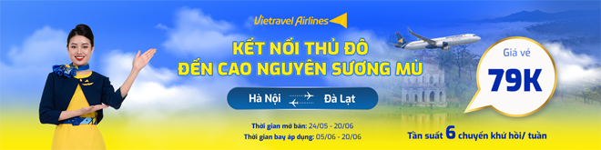 Trãi nghiệm vé máy bay Hà Nội đi Đà Lạt giá chỉ từ 79K
