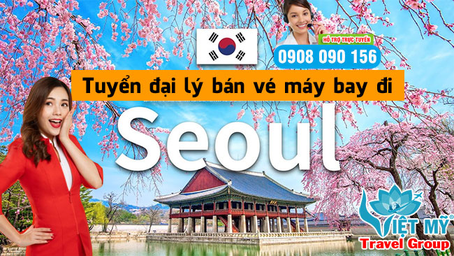 Tuyển đại lý bán vé máy bay đi Seoul