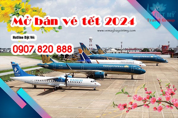 Vietnam Airlines mở bán vé tết 2024