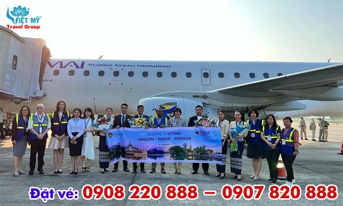 Đại lý bán vé máy bay Myanmar Airways tại TPHCM