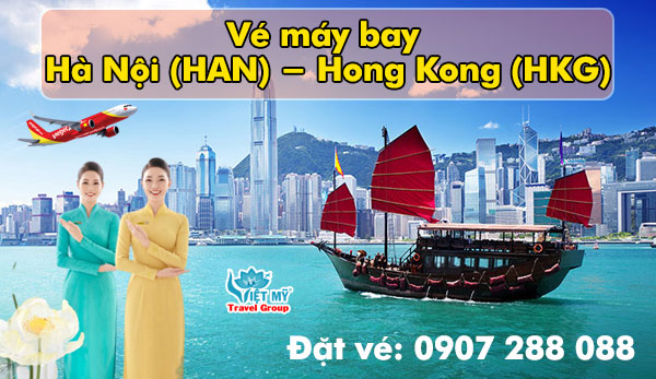 Vé máy bay Hà Nội (HAN) - Hong Kong (HKG)