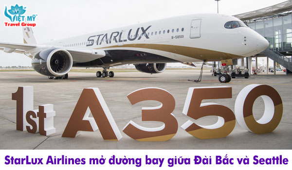 Hành trình bay giữa Đài Bắc và Seattle của StarLux Airlines