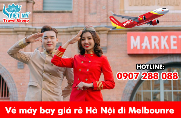 Vé máy bay giá rẻ Hà Nội đi Melbounre hãng Vietjet Air