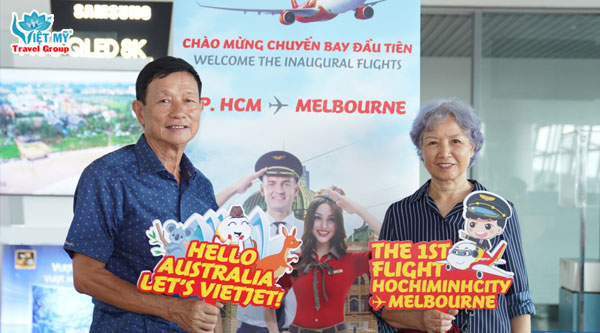 Liên hệ đại lý cấp 2 vé máy bay đi Úc đến Melbourne hãng Vietjet Air