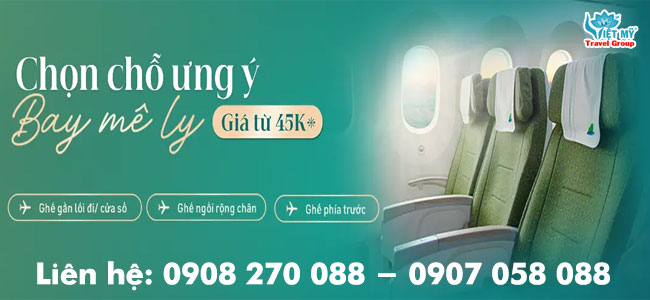 Bamboo Airways ưu đãi chọn ghế ngồi như ý