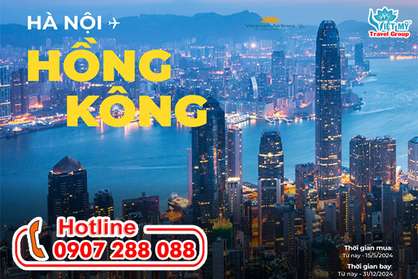 Vietnam Airlines ưu đãi vé máy bay đi Hồng Kông