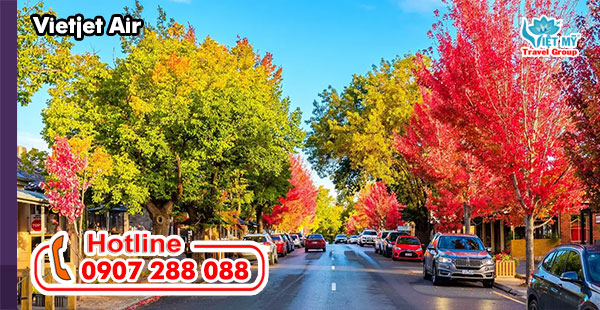 Đặt vé máy bay Hà Nội đi Adelaide (ADL) Úc