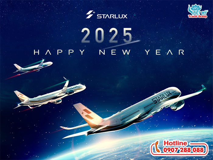 Mua vé máy bay ưu đãi đi Mỹ của STARLUX Airlines