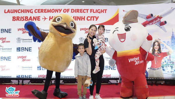 Vé máy bay Hồ Chí Minh đi Brisbane (MEL) Úc 2 Đặt vé máy bay hãng Vietjet Air từ Hồ Chí Minh đi Brisbane (MEL) Úc