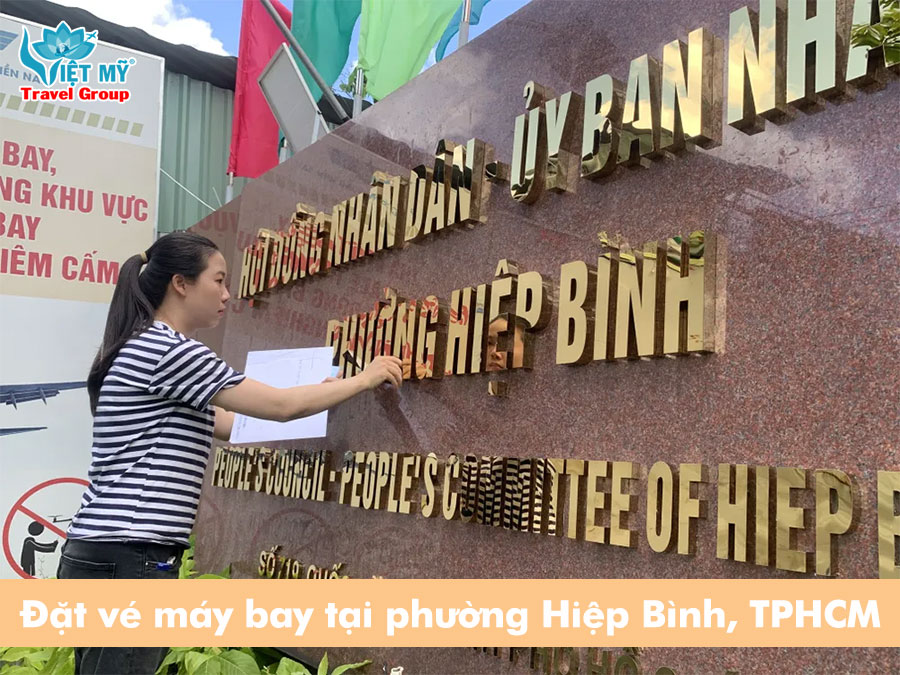 Đặt vé máy bay tại phường Hiệp Bình, TPHCM của Việt Mỹ