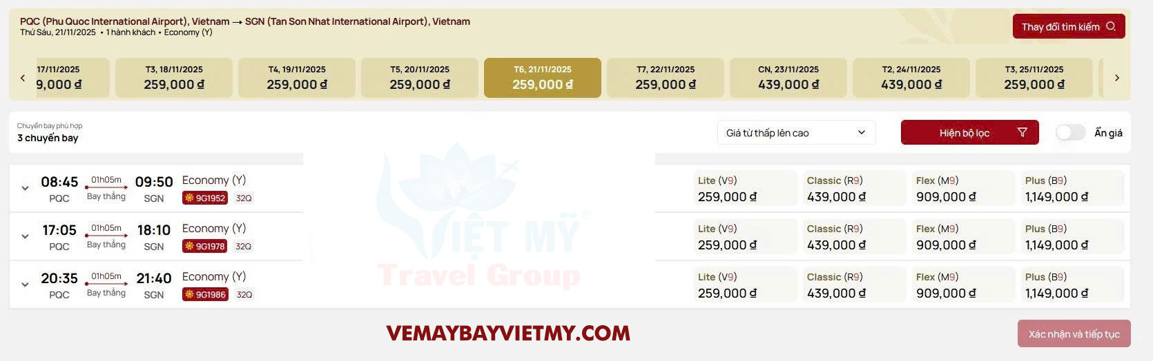 Đặt vé máy bay Sun PhuQuoc Airways (SPA) tại vemaybayvietmy.com 2 Bảng giá vé máy bay Sun PhuQuoc Airways mở bán trên vemaybayvietmy.com