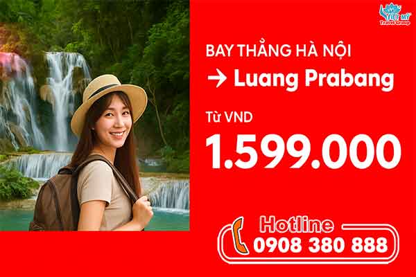 AirAsia ưu đãi vé máy bay đi Lào