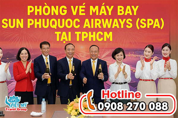Phòng vé máy bay Sun PhuQuoc Airways (SPA) tại TPHCM