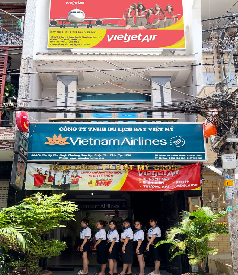 Phòng vé máy bay Việt Mỹ