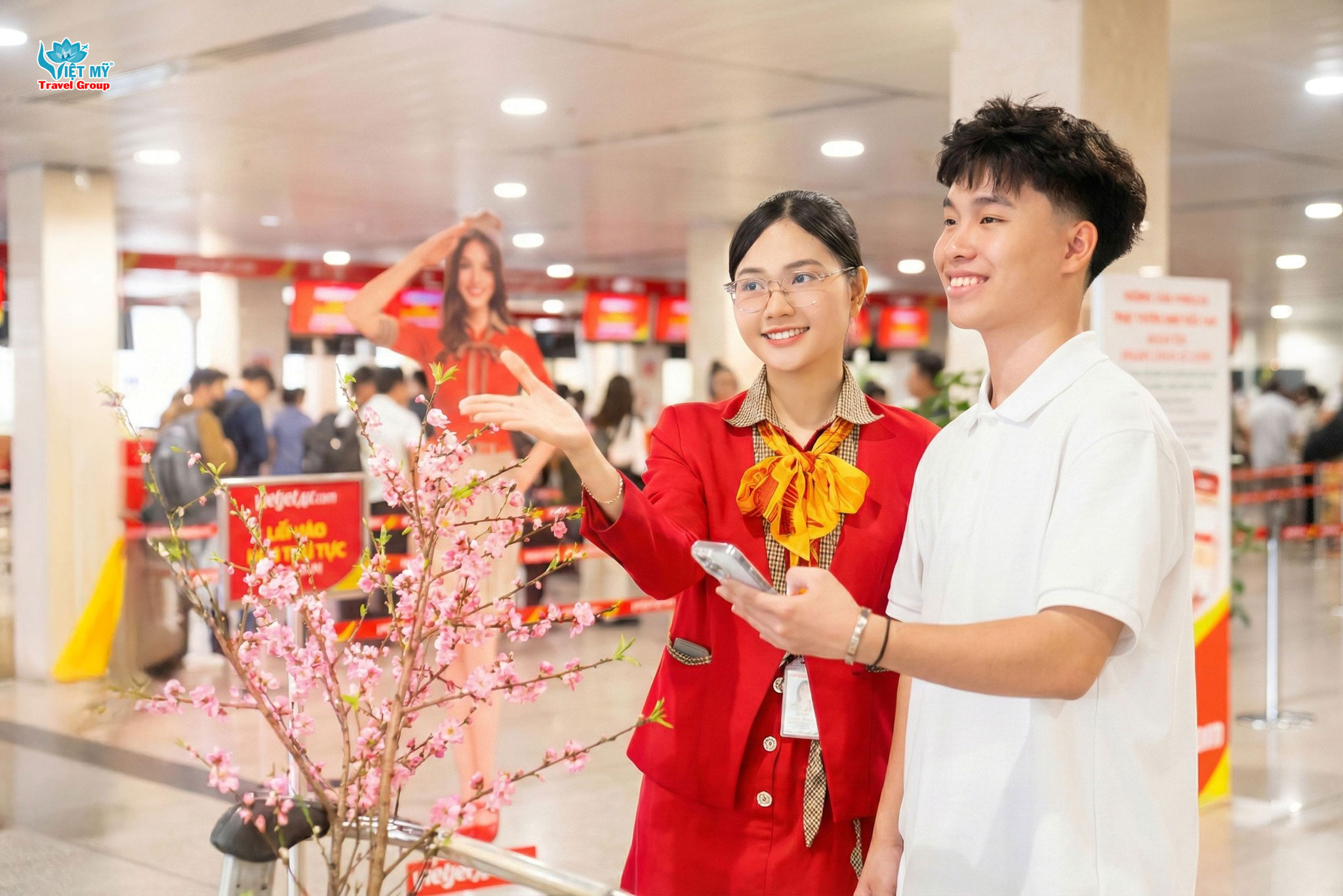 Đặt vé máy bay ưu đãi tăng chuyến bay phục vụ Tết 2026 của Vietjet Air giá rẻ
