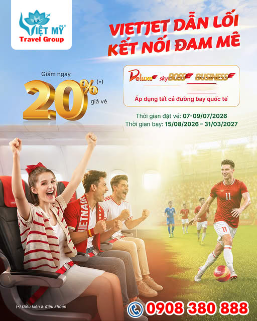 Vietjet Air ưu đãi ngày 7/7/2026 1 Vietjet Air ưu đãi ngày 7/7/2026
