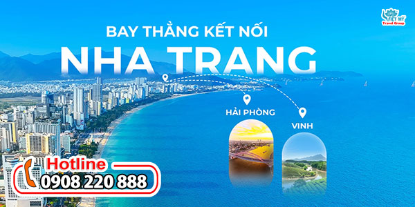 Vietnam Airlines tăng tần suất bay Nha Trang - Vinh/Hải Phòng